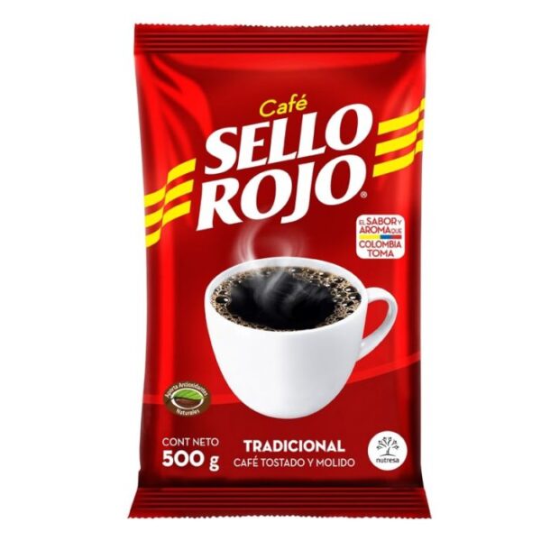 Café Sello Rojo x 500G roxvan cafeteria insumos empresas exito papeleria