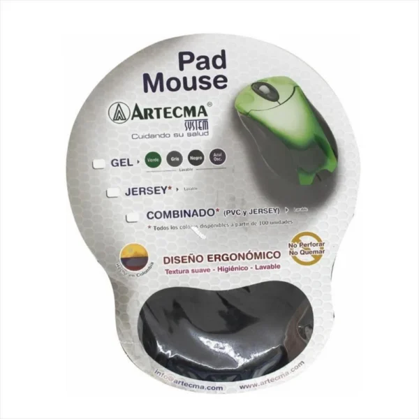 pad-mouse-ergonomico-artecma-en-gel-apoyamuneca-azul roxvan